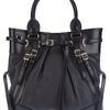 Burberry Leather Tote in Black - Lyst