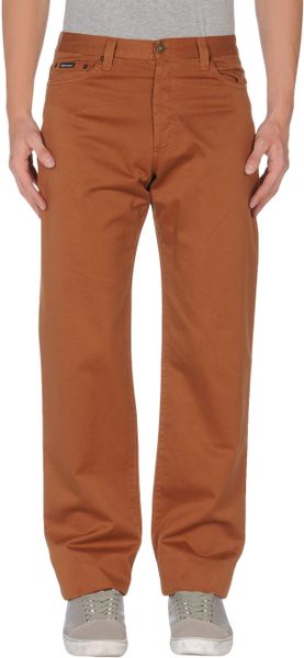D&g Casual Pants in Orange for Men (cocoa) - Lyst