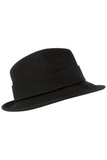 Helene Berman Wavy Edge Trilby Hat - Lyst