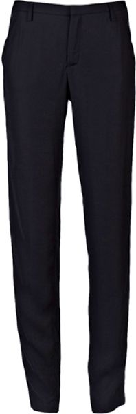 Helmut Lang Skinny Slouch Pant in Black in Black - Lyst