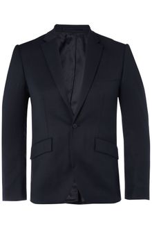 Kenneth Cole Luxury Skinny Slingle Breasted Pindot Suit Jacket - Lyst