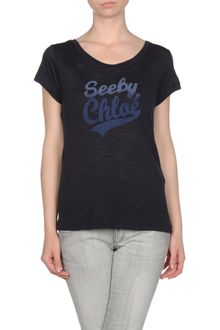 See By Chloé Short Sleeve Jumper - Lyst