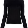 Tory Burch Back Fastening Jumper in Black - Lyst