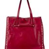 Valentino Studded Tote in Red - Lyst