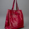 Valentino Studded Tote in Red - Lyst