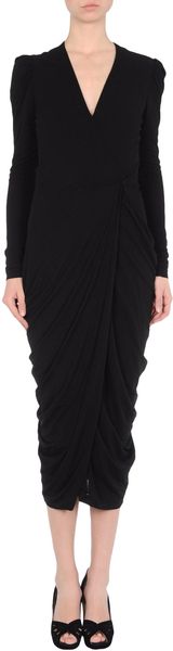 Alexander Mcqueen 34 Length Dress in Purple - Lyst