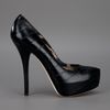 Dolce & Gabbana Leather Pump in Black - Lyst