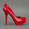 Dolce & Gabbana Leather Pump in Red - Lyst