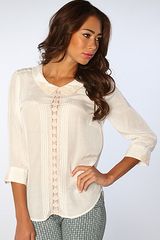 Free People The Geek Rock Top in Ivory