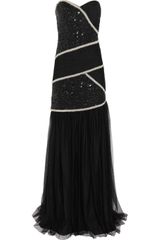 Rachel Gilbert Tessina Embellished Tulle Gown
