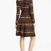 Valentino Multicolored Stretch Knit Dress in Multicolor (black multi) - Lyst