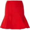 Versace Flared Wool Skirt in Red - Lyst