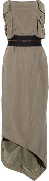 Acne Alpha Strapless Crepe Dress - Lyst