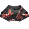 Alexander Mcqueen De Manta Floral Print Satin Clutch in Black (floral) - Lyst