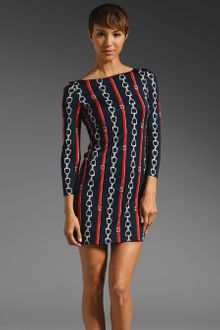 Juicy Couture Printed Bracelet Sleeve Dress in Regallurex Prestige - Lyst