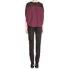 Lanvin Pailette Shoulder Top in Purple (wine) - Lyst