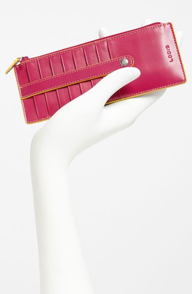 Lodis Credit Card Case in Purple (berry) - Lyst