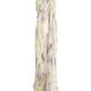 Matthew Williamson Fractured Swirl Chiffon Draped Column in Purple (mauve) - Lyst