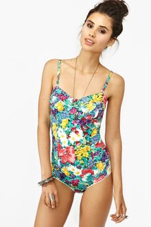 Nasty Gal Nasty Gal X Minkpink Marilyn Floral Bodysuit - Lyst