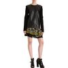 Proenza Schouler Leather Front Zip Sweater in Gold - Lyst