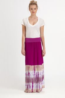 Splendid Circus Dye Maxi Skirt - Lyst