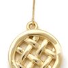 Tory Burch Labyrinth Grid Dangle Earrings in Gold - Lyst