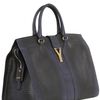 Yves Saint Laurent Large Cabas Chyc Tejus Nabuk Top Handle in Blue (navy) - Lyst