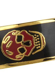 Alexander McQueen Black Bracelet Skull Printed - Lyst