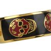 Alexander Mcqueen Black Bracelet Skull Printed in Black (b) - Lyst