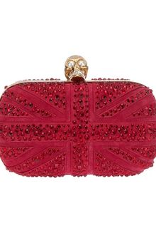 Alexander McQueen Skull Clutch - Lyst