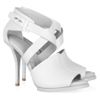 Alexander Wang Leather Sandals in White (gray) - Lyst