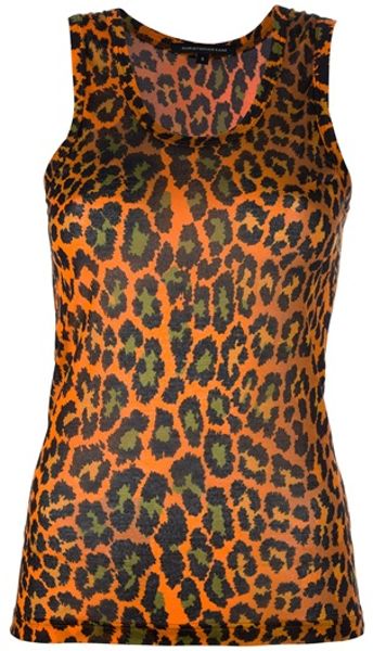 Christopher Kane Leopard Print Vest in Multicolor (leopard) - Lyst