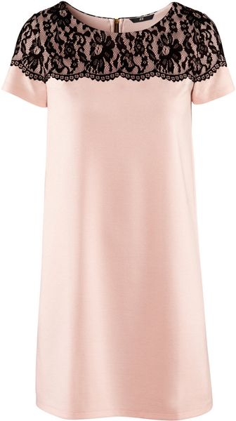 h and m pink dress puff sleeve