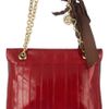 Lanvin Happy Medium Glossed Eel Shoulder Bag in Red - Lyst