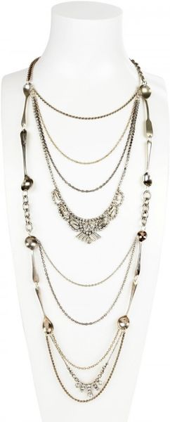 Maria Zureta Long Paste Spoon Necklace - Lyst