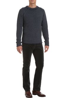 Massimo Alba Striped Rib Knit Sweater - Lyst