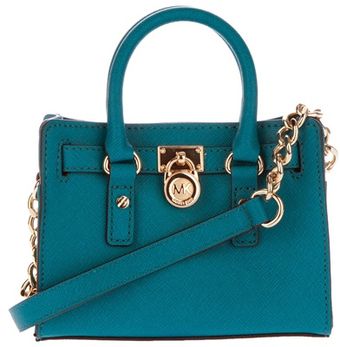 Michael Kors Cobalt Mini Hamilton Bag - Lyst