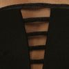 Nasty Gal Striped Mesh Peplum Dress in Black - Lyst