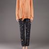 Stella Mccartney Fluid Ruffle Blouse in Orange - Lyst
