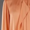 Stella Mccartney Fluid Ruffle Blouse in Orange - Lyst