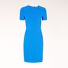Stella Mccartney Ridley Stretch Cady Dress in Blue (ultra blue) - Lyst