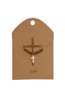 Topshop Cross Ditsy Necklace - Lyst