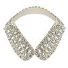Topshop Stone Embellished Shirt Collar in Transparent (clear) - Lyst