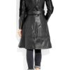Versace Quilted Corduroy Paneled Leather Trench Coat in Black - Lyst