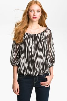 Vince Camuto Peasant Blouse - Lyst