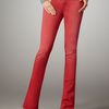 7 For All Mankind Kaylie Sunbleached Red Slim Bootcut Jeans in Red (sunbleached red) - Lyst