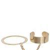Asos Linked Cuff Bangle in Gold - Lyst