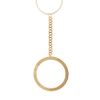 Asos Linked Cuff Bangle in Gold - Lyst