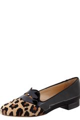 Charlotte Olympia Bisoux Leopard Toe Patent Slipper