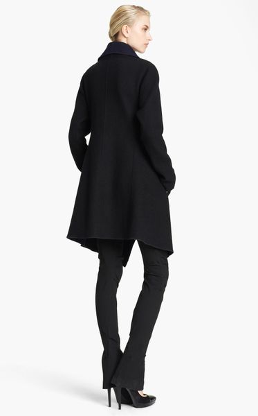 donna black ink new york donna karan new york collection draped reversible coat in black black ink lyst donna black ink new york donna karan new york collection draped reversible coat in black black ink lyst